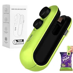 Portable Mini Sealing Machine, Handheld Packet Sealer for Food, Snacks, Chips, Fresh Storage, Plastic Bags Sealing Machine, Type C Charging Vaccum Sealers